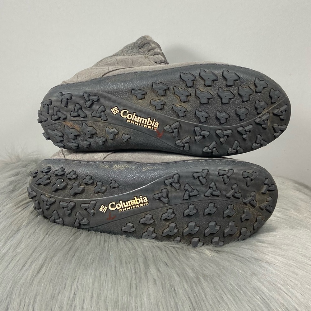 Columbia Powder Summit Wool Women Gray Waterproof Boots - Picture 7 of 8